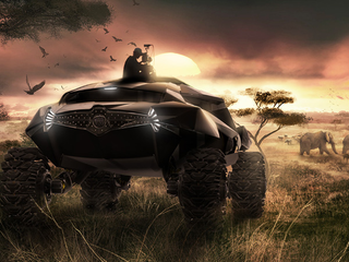 Illustration for article titled Introducing the 2035 ZAIRE all-terrain concept car
